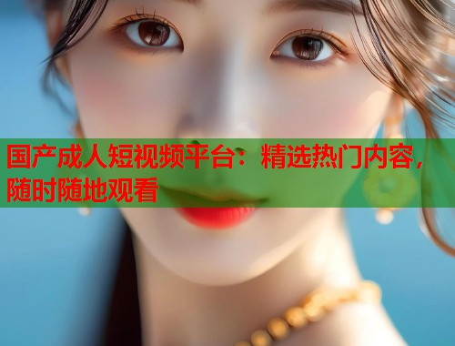 国产成人短视频平台：精选热门内容，随时随地观看